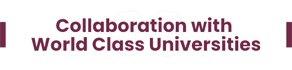 Collaborations with World Class Universities